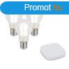 3 darabos intelligens E27 dimmelhet LED izzkszlet A60 7W 