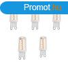 5 db dimmelhet G9 LED izz szett 3W 250lm 3000K