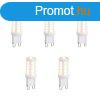 5 db G9 3 fokozat dimmelhet LED izz opl 3W 250lm 2700K s