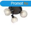 Design spotlmpa fekete fstveggel 3-lmps kerek - Chico