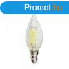 LED gyertya, E14, C35, 4W, 230V, fehr fny