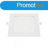LED panel (modul), 12W, bepthet, ngyszgletes, fehr fn
