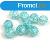 Roppantott veg gyngy - Turquoise Blue - 8mm