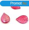 Apple Leaf - cseh veg szirom gyngy - Crystal Red AB - 18x1