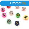Polimer gyngy - hosszban frt - Szem mix - 10mm