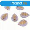 Apple Leaf - cseh veg szirom gyngy - Violet Gold Matt - 18