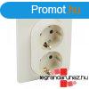 Legrand Nilo 22P+F csatlakozaljzat, csavaros, bzs, Legra