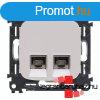 Legrand Valena Allure 2xRJ45 Cat. 6A UTP csatlakozaljzat gy