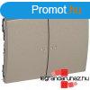 Legrand Galea Life ketts billenty 2 fnyjelzs,titnium, L