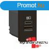 Legrand Program Mosaic ketts USB-A s USB-C tltaljzat - 3