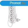 EMOS P0523R, Hosszabbt 3 m / 5 aljzat / fehr / PVC / 1,5 