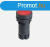 Nyomgomb piros 1Nc IP20