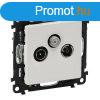 Legrand Valena Life TV-Rdi-SAT aljzat, tmen, 14 dB Fehr
