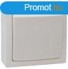 Falon kvli 1-ramkrs kapcsol 10AX/250VAC, IP20 (101)