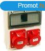 IPARI CSATLAKOZ DOBOZ 1x 5P16A s 1x 5P32A