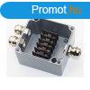 Vzll alumnium doboz sorkapocs IP68 - 3 csatlakoz 6510 (