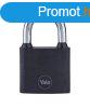 Lakat Yale Y111B/38/121/1, vas, fekete, 38 mm, 3 kulcs