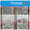 Festsablon 4 db #Vintage csempe mintk