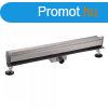 Gamma fali zuhanylefoly - inox - 60 cm