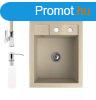 Grnit Mosogat NERO Parma + kihzhat fejes Linea csaptelep