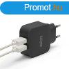 Delight Adapter 2USB Black