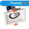 SQUARE LED MOVABLE SPOT LIGHT 30W 230V 4000K FEHR 92DL82F30