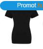 JT100F rvid ujj Ni kereknyak pl Just Ts, Deep Black-M