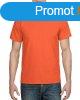 Rvid ujj kereknyak unisex pl, Gildan GI8000, Orange-XL