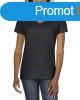 Rvid ujj V-nyak ni pl, Gildan GIL4100V, Black-2XL