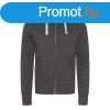 Just Hoods Uniszex cipzros-kapucnis frfi pulver AWJH052, 