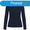 Ni gallros hossz ujj jersey pl, Kariban KA265, Navy-L
