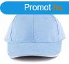 KP011 hat paneles Baseball sapka K-UP, Sky Blue/White-U