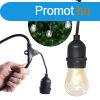 Vzll dekor gsor, 15 db E27 LED lmpval, 14,6 m, melegf