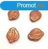 Prselt virgszirom gyngy - Peony Petal - 12x15mm - Alabast