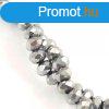 Csiszolt fnk gyngy - Chrome - 2x3mm - szlon
