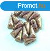 Vexolo cseh prselt 2lyuk gyngy ? White Pink Bronze Luster