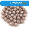 Cseh prselt goly gyngy - Light Sapphire Copper Luster - 4