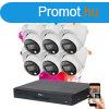 Dahua 6 dome biztonsgi kamers IP kamera rendszer 8MP szne