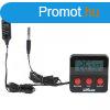 TRIXIE 76114 digitlis thermo/hygrometer 90 cm kbel 6*6 cm