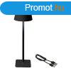 LED Asztali Lmpa Lumineo 894376 Fekete Fm 17 cm jratlthe
