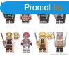 8 db-os Demon Slayer mini figura szett