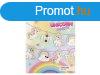 Unikornis papr girland, 3 m, 14 zszl
