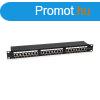 Equip Patch panel - 326425 (24 port, Cat6, 1U, rnykolt, fe
