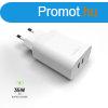 FIXED Dual USB-C Travel Charger 35W, Fehr