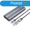 Orico ACOM2-U4 M.2 NVMe SSD Type-C Docking Station Silver