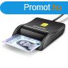 AXAGON CRE-SM3N Smart Card Flatreader Black