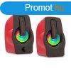 Rampage RMS-G7 Falsetto RGB Speaker Red