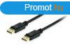EQuip DisplayPort to DisplayPort 1.4 8K/60Hz cable 1m Black