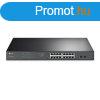 TP-Link JetStream 16-Port Gigabit Easy Smart PoE+ Switch wit