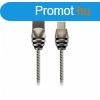 Canyon Stylish Metal Sync&Charge USB Type-C Cable 1m Gre